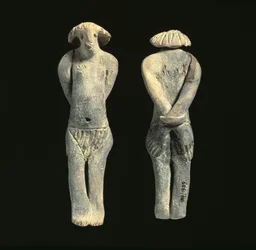 Statuett av en bunden och naken kvinna, 12:e-13:e dynastin, ca 1862-1648 f.Kr.
